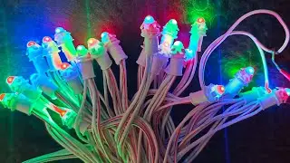 NEW 9MM  12v DC  RGB PIXEL best quality 50 lamp 20 feet @MatajiElectricpixel