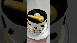 Music Theme Cake With Microphone | Theme cake | Musical Notes And Instruments