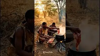 They Cooked Meat Like This for Generations #viralshorts #shorst #triballife