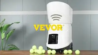Vevor tennis ballenkanon met Intelligent App Control System Upgraded