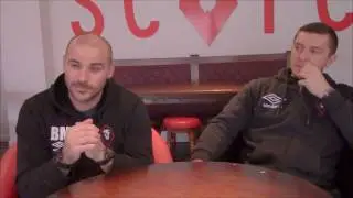 Salford City joint-managers Bernard Morley and Anthony Johnson talk to NLDTV