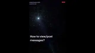 GP SSE- How to use the message board mobile app