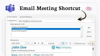 How to add Microsoft Teams to email signature