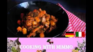 Gyros Gnocchi Pfanne / Gnocchi e gyros saltati in padella