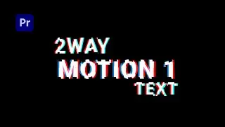 glitch text effect in premiere pro