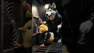 Yellow Chicken and dog playing Dalgona Candy Game #animals  #cute#dalgona  #funny #animation