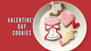 Valentine&rsquo;s day themed Cookies | Satisfying cookie decorating video