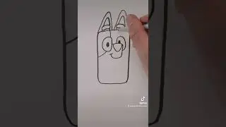 How to draw BLUEY!