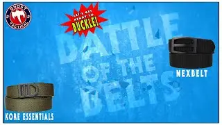 BATTLE of the BELTS:  Kore Essentials vs Nexbelt Gun Belts:  Which is Better for Carrying?