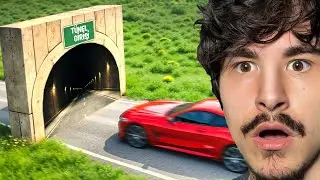 Araba 250KM Hız İle Sahte Tünele Çarparsa?