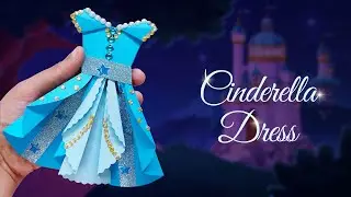 Beautiful Cinderella Dress | Origami Paper Dress
