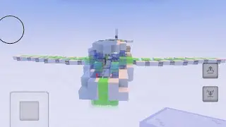Minecraft: Stage 2 Slime-block Airplane (DELAYED TUTORIAL) | Flying-machine | Bedrock edition