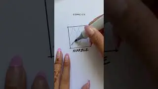 как быстро нанести мрамор | дизайн интерьера | маркер