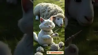 Meow meow wit goat. #cgi #cat #3danimation #pixarstyle #funny #cute #cutecat #relxing