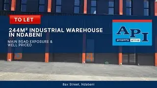 244m&sup2; Neat Industrial Unit To Let Ndabeni With Main Road Exposure