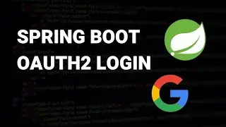 Spring boot #oauth2 google orqali login qilish 1-qism