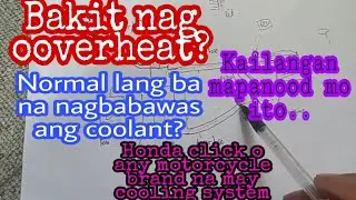 Paano umiikot ang coolant sa Honda click? How the cooling system works on our motorcycle?