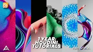 1 Year of Houdini Tutorials on Artivoxa - Thank You ❤️