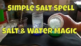 Simple Salt & Water Spell | Absorb Negative Holiday Energy!