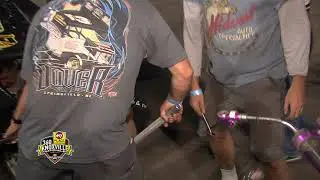 360 Knoxville Nationals - Sam Hafertepe Jr. Crash and Thrash!