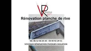 Rénovation planche de rive à Fontaine de Vaucluse