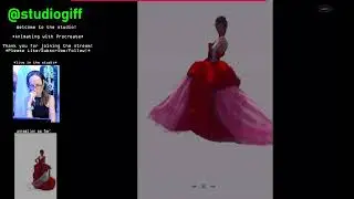 *Painted Animation: Red Dress + Walk*