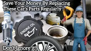 Replace these car's parts regularly to avoid high cost of Repairing #carmaintenance