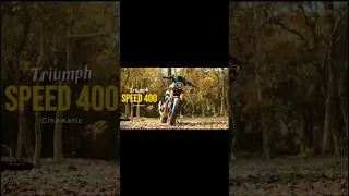 Some classics deserve cinematic | Triumph Speed 400 #shorts #motorcycle