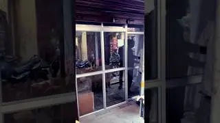 Aluminiyam Partition sliding door, ￼ ￼ design silver colour #ytshorts #shortvideo #petitions ￼￼￼