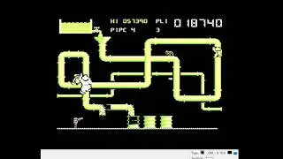 Commodore 64, Emulated, Super Pipeline 2, 90685 points