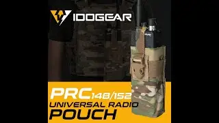 IDOGEAR Tactical Radio Pouch For MOLLE MBITR PRC148 152 camouflage tactical pouch