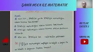 TYT MATEMATİK | KPSS | Mutlak Değer 2  #matematik #yks #kpss #tyt #ayt #yks#2024