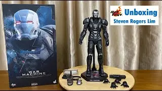 Hot Toys Unboxing War Machine Mark 6 Avengers Endgame MMS530D31