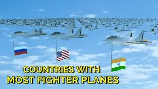 Fighter Aircraft Fleet Strength by Country (2022) 🔥 Military Power Comparison