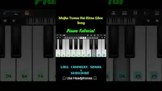 Tera Naam Liya Tujhe Yaad Kiya Song Piano Tutorial Video #rdots #trend #shorts