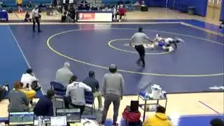 2021 141-pound KCAC-SAC men's wrestling championship final