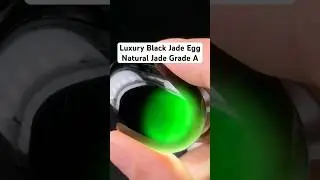 Luxury Black Jade Egg#ring #pendant #gems #china #chinese #jade #jadeite #necklace #earrings#chinese