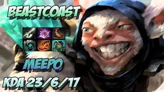 DOTA 2 Meepo Gameplay | JimPark of Beastcoast | DPC 2023 SA Summer Tour Division I