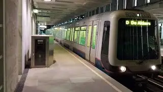 RET Metro Combi (5322+5318) 3*Type B vertrekt in de nacht op Tussenwater (lijn D) richting De Akkers