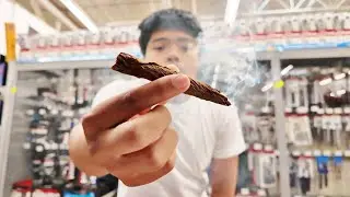 SMOKING 3.5G BLUNT IN WALMART