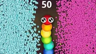 SNAKE IO🐍 MONSTER RAINBOW 🌈 MAKING RECORD BY EATING YUMMY SCORE POINT 🐍 EPIC SNAKEIO GAMEPLAY 