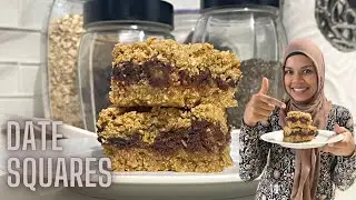 How To Make DATE SQUARES | Eid Sweets | Trinidad | Jenna G The Hijabi TT