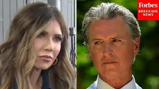 Noem Asked About DOJ Suit Against California Over Law Banning Some Federal Agents From Wearing Masks