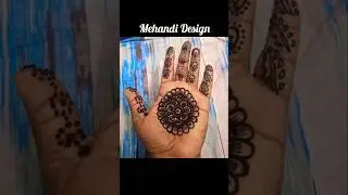 Simple Mehandi Design By Shiny Suba Creations #mehndi #mandel&atilde;o #mehandidesign #henna #art #shorts