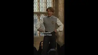 Lockhart gives a duelling demonstration with Snape #HarryPotter