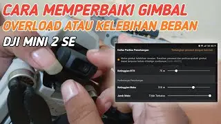Cara Memperbaiki Gimbal Dji Mini 2 SE overload atau gimbal kelebihan Beban