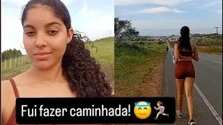 Fomos caminhar! 🚶‍♀️😇