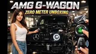 AMG G-Wagon Zero Meter Unboxing ASMR | Luxury Showroom Car Sounds.