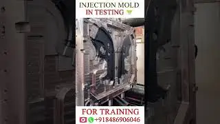 INJECTION MOULD DESIGN TRAIL | Plastic automobile mould designing #toolanddiedesigning #cimdesign