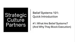 #1 What Are Belief Systems? (And Why They Block Execution)